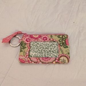 Vera Bradley Petal Pink Retired Pattern ID Holder
